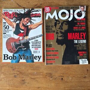 Bob Marley Magazines. Special Collection Edition Rolling Stone and UK Mojo